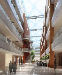 7350平米阳光保险办公区装修