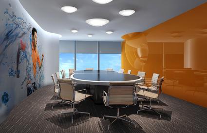 1900平米安踏集团办公室办公室装修