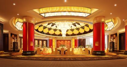 2000平米中式酒店装修设计