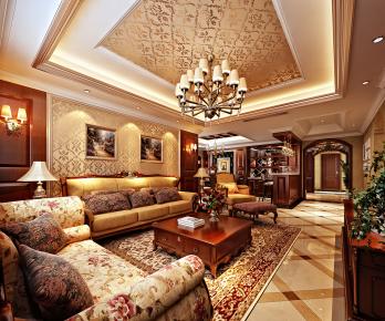 1300平米星雨华府操总雅居装修