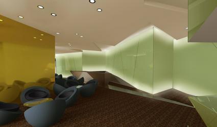 1100平米天津弘泽梅江会所装修设计