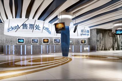 4600平米商场影院装修