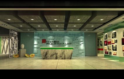 1050平米北京酒仙桥千百度办公室装修