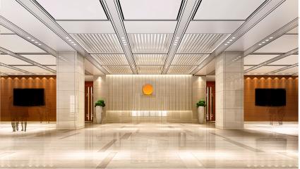 1680平米阳光保险培训部办公室装修