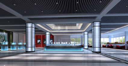 2000平米售楼中心装修