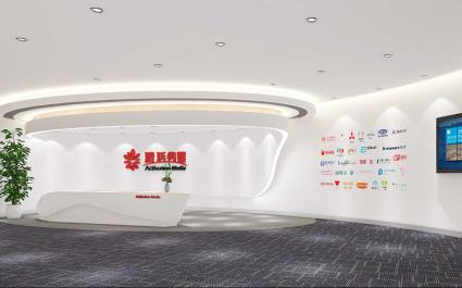 1000平米激活传媒办公室装修